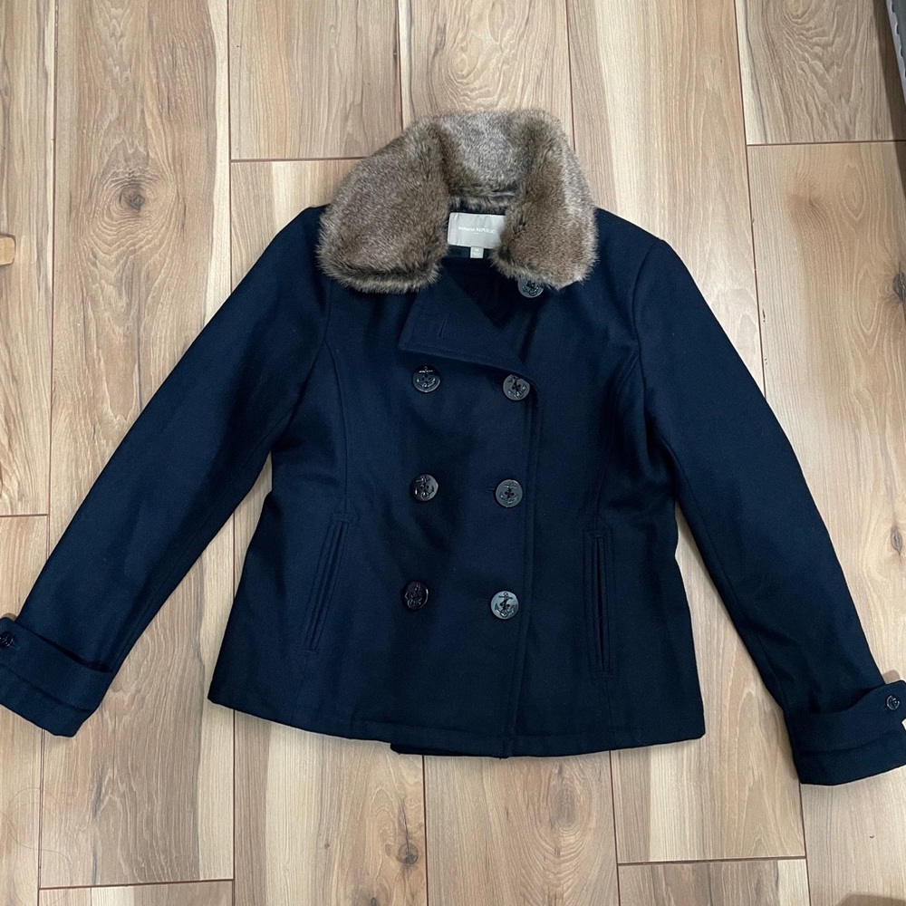 Banana Republic Women’s Nautical Pea Coat
